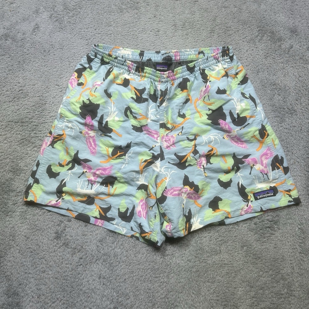 Patagonia Baggies‎ Shorts Mens S Birds Of Paradise Lined Swim Trunks Nylon 4"